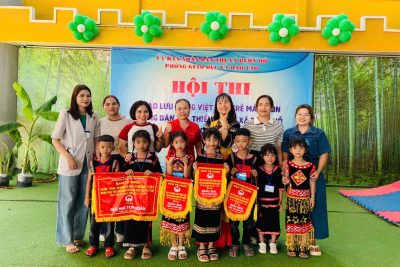 HÌNH ẢNH THI GIAO LƯU TIẾNG VIỆT CẤP THỊ XÃ (THÁNG 4 – NH 2024-2025)